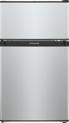 Frigidaire Compact Refrigerator, Stainless Steel, 3.1 cu ft