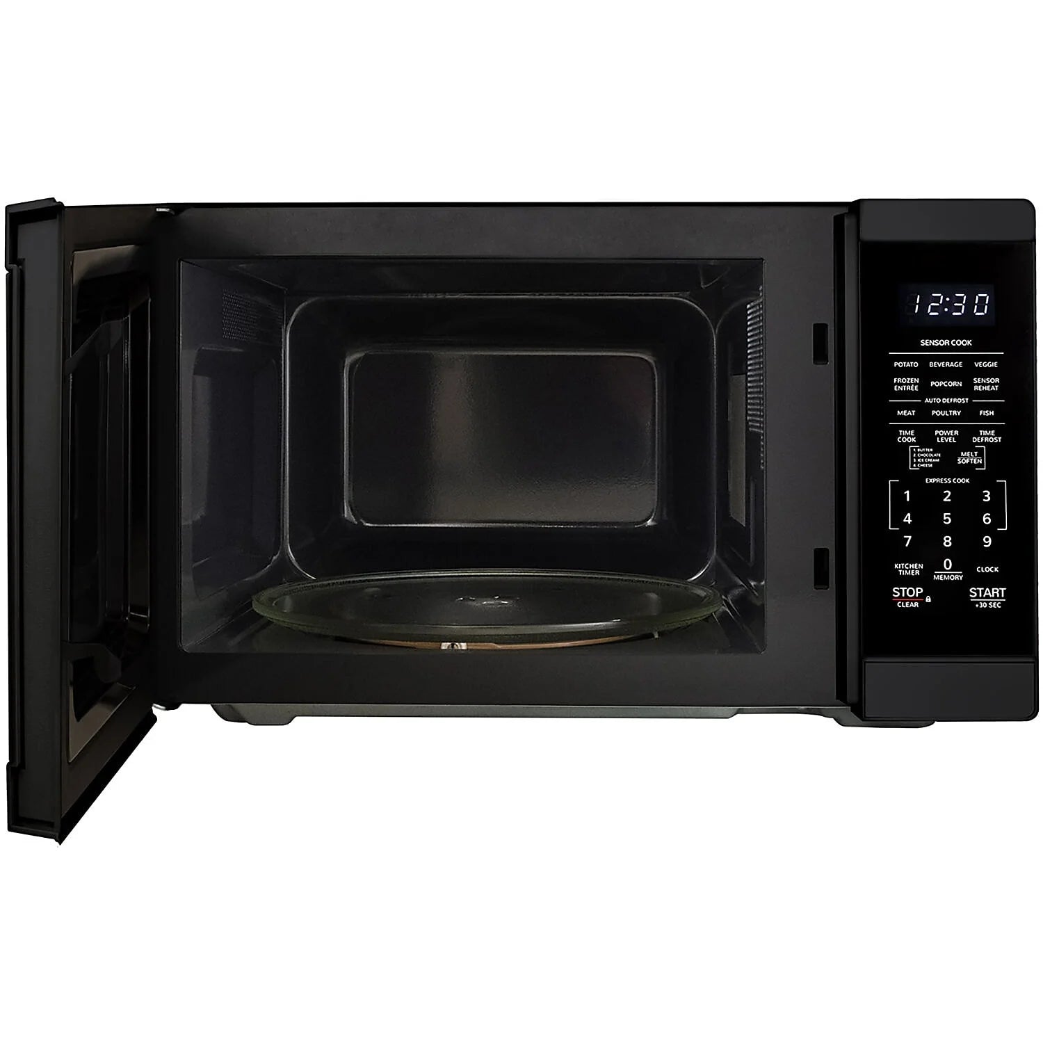 Sharp 1.4 cu ft Countertop Microwave Oven in Black