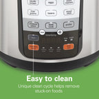 Hamilton Beach 6 Quart 6-in-1 Pressure Cooker, Multi-Cooker, Slow Cooker, Steamer, Saut��, Rice Cooker, & More