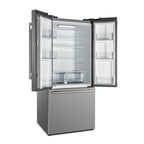 Forno Gallipoli 30-inch French Door Refrigerator with Bottom Freezer 17.5 Cu. Ft. Capacity