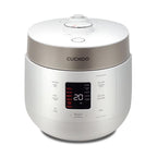 Cuckoo 6 Cup Dry, Twin Pressure Rice Cooker with Micom Logic Tech, Nonstick Pot, Warmer, 16 Menu Modes and Voice Guide