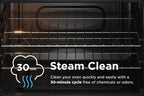 Frigidaire FCRG3062AS 30" Gas Range with Steam Clean, Stainless Steel