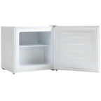 Resenkos 1.1 Cu.Ft Countertop Mini Freezer, Compact Upright Freezer with Removable Shelves, Red