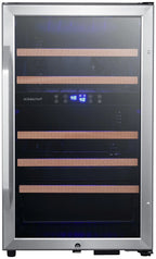 Edgestar Cwf380dz 20" Wide 38 Bottle Capacity Free Standing Wine Cooler - Stainless Steel