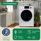 Equator Advanced Appliances 4.0 cu ft High-Efficiency Compact Stacked Washing Machine