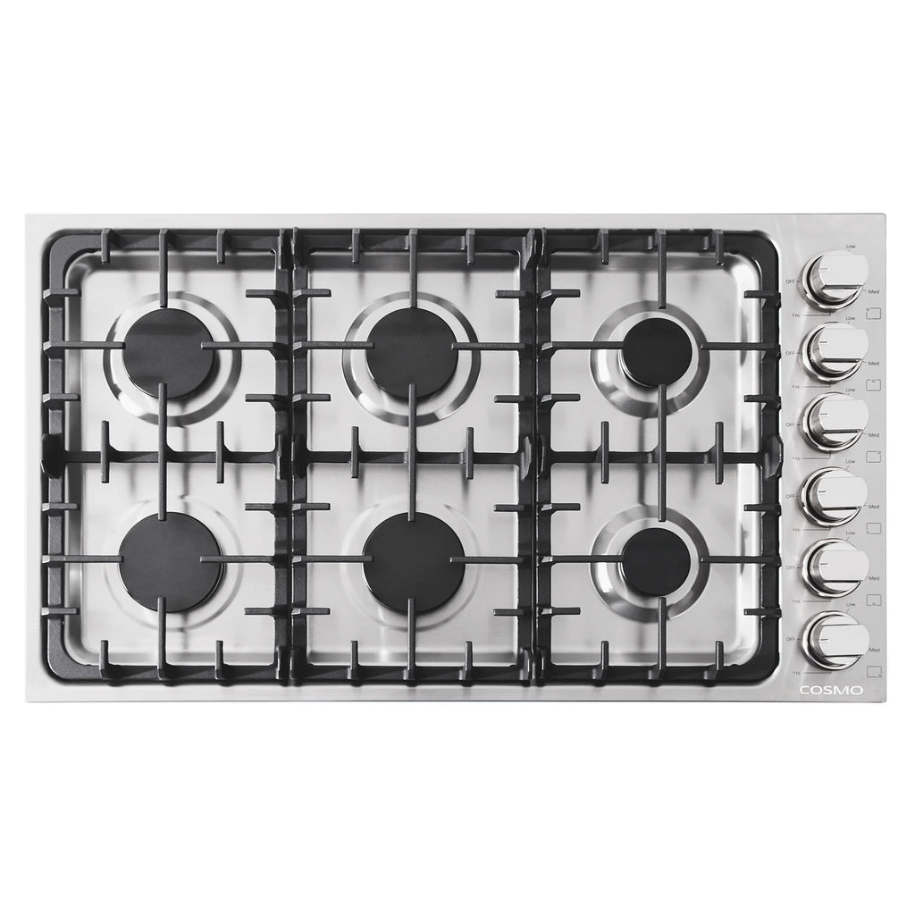 3 Piece Kitchen Package With 36" Gas Cooktop 36" Under Cabinet Range Hood 24" Single Electric Wall Oven