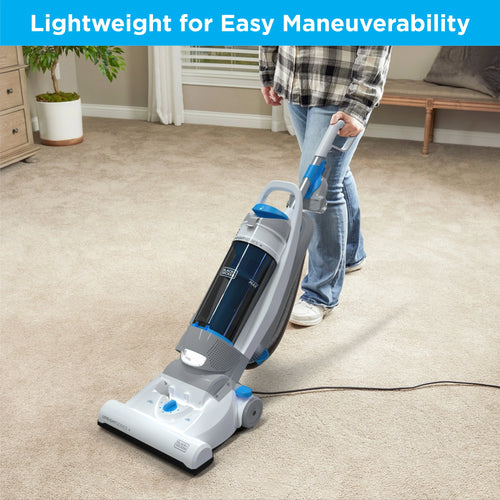 BLACK+DECKER Upright Vacuum Cleaner - Powerful Lightweight