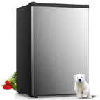 Electactic Upright Freezer, Energy Saving 3.0 Cu.ft Single Door Compact Upright Freezer with Reversible Door(Black)