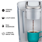Keurig K-Select Single-Serve K-Cup Pod Coffee Maker, Matte White