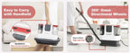 Aeitto 12Kpa Portable Furniture Water Extractor - Odor/Stain Removal, Ideal for Sofa, Carpet, Car, Pet Messes