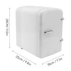 Mini Beauty Fridge, Mini Refrigerator Fridges for Bedrooms, Portable Small Fridge for Car, Travel, Home Skincare, Makeup (UK Plug)