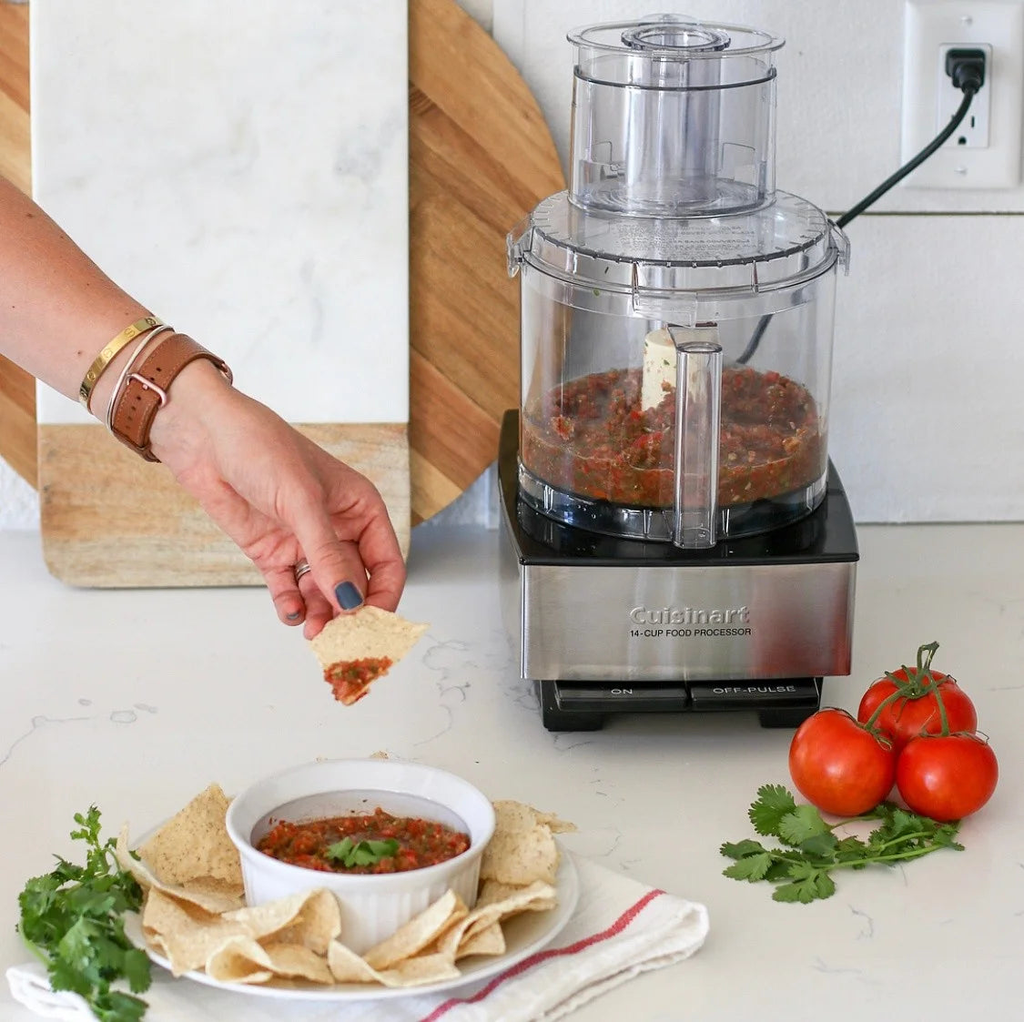 Cuisinart 14BCNYCB 14-Cup Food Processor, Navy