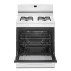 Brand New Amana® AGR6303MMW Gas Range with Bake Assist Temps, Dimensions 46" H x 30" W x 28" D, Weight 136lbs