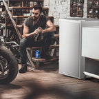 Moifoi 3.0 Cu.ft Upright Freezer, Reversible Single Door Vertical Freezers w/ Removable Shelf, Energy Saving, Silver