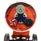 TECHTONGDA Floor Grinding and Trimming Machine Concrete Floor Grinder Polisher Machine Heavy Duty Hand-Push Concrete Grinding Machine 220V