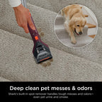 Shark CarpetXpert Upright Deep Carpet, Area Rug & Upholstery Cleaner with Built-in Spot & Stain Eliminator and 12 oz Deep Clean Pro Cleanser, EX150