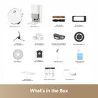 dreame L40 Ultra Robot Vacuum with Removable & Liftable Mop, Extendable & Liftable SideBrush, 11,000Pa Suction, 149a?? Mop & Washboard Self Cleaning, Auto-Empty, Auto Refill, Voice Control