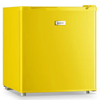WANAI 1.7 Cu.Ft Mini Fridge with Freezer Single Door Retro Refrigerator for Home Dorm Apt Yellow