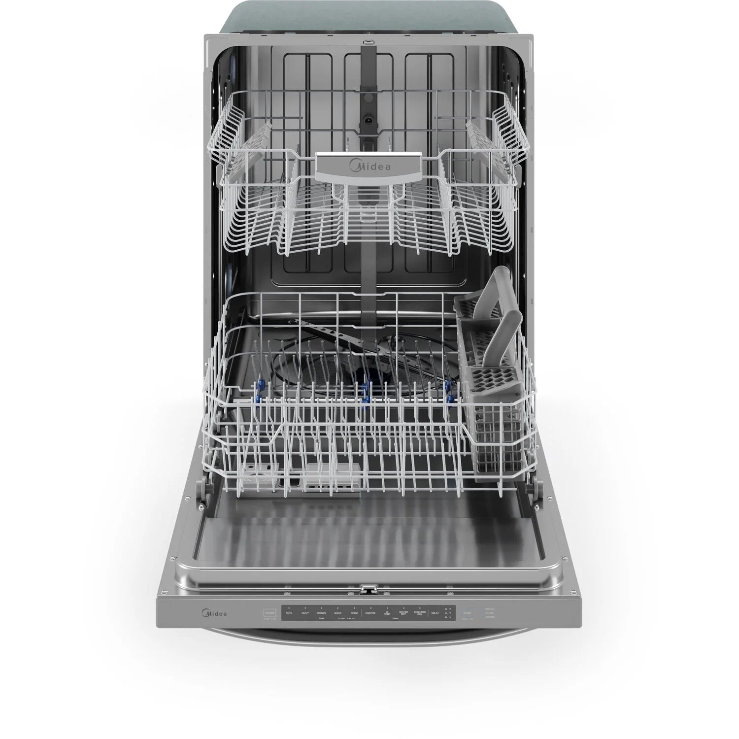Midea 49 dBA Ultra-Quiet Dishwasher with Extended Dry, Stainless Steel
