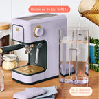 Beautiful Slim Espresso Machine with 20-Bar Pressure, Black Sesame by Drew Barrymore