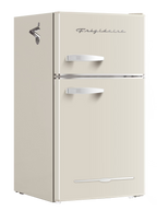 Frigidaire, 3.1 Cu. Ft. 2 Door Retro Compact Refrigerator , Built-In Side Bottle Opener, Cream