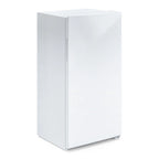 Upright Freezer/Refrigerator Convertible, 2-in-1 Appliance, Home, Dorm, and Garage Ready Fridge/Freezer Storage for Fresh or Frozen Food and Drinks, Wire Shelves and Drawer White (RUF-17C)