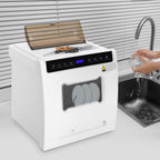 Compact Dishwasher, 18.11in Width with 4-6 Place Settings, 5 Wash Modes and Disinfection Function, Ideal for Apartments and RVs