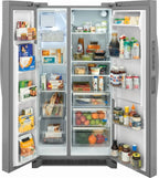 Frigidaire Gallery GRSN2620AF 26 Cu. Ft. 36" Standard-Depth Side-by-Side Refrigerator, Stainless Steel