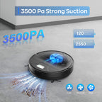 ONSON Robot Vacuum Cleaner, Robot Vacuum and Mop Combo with WIFI / Alexa for Pet Hair and Hard Floor