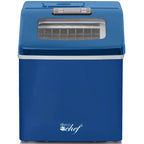 Deco Chef Countertop Portable Ice Maker 40 lb/Day Blue with Extended Warranty