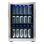 Danby 2.6 cu. ft. Free-Standing Beverage Center in Stainless Steel DBC026A1BSSDB