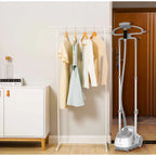 SALAV? GS45-DJ Professional Series Dual Bar Garment Steamer with Foot Pedals, Silver