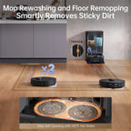 Dreame X30 Ultra Robot Vacuum, 8300Pa Suction, Self Cleaning with 140��F Water, Liftable Mop