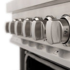 ZLINE 24" Professional Dual Fuel Range with Color Door Options (RA24)
