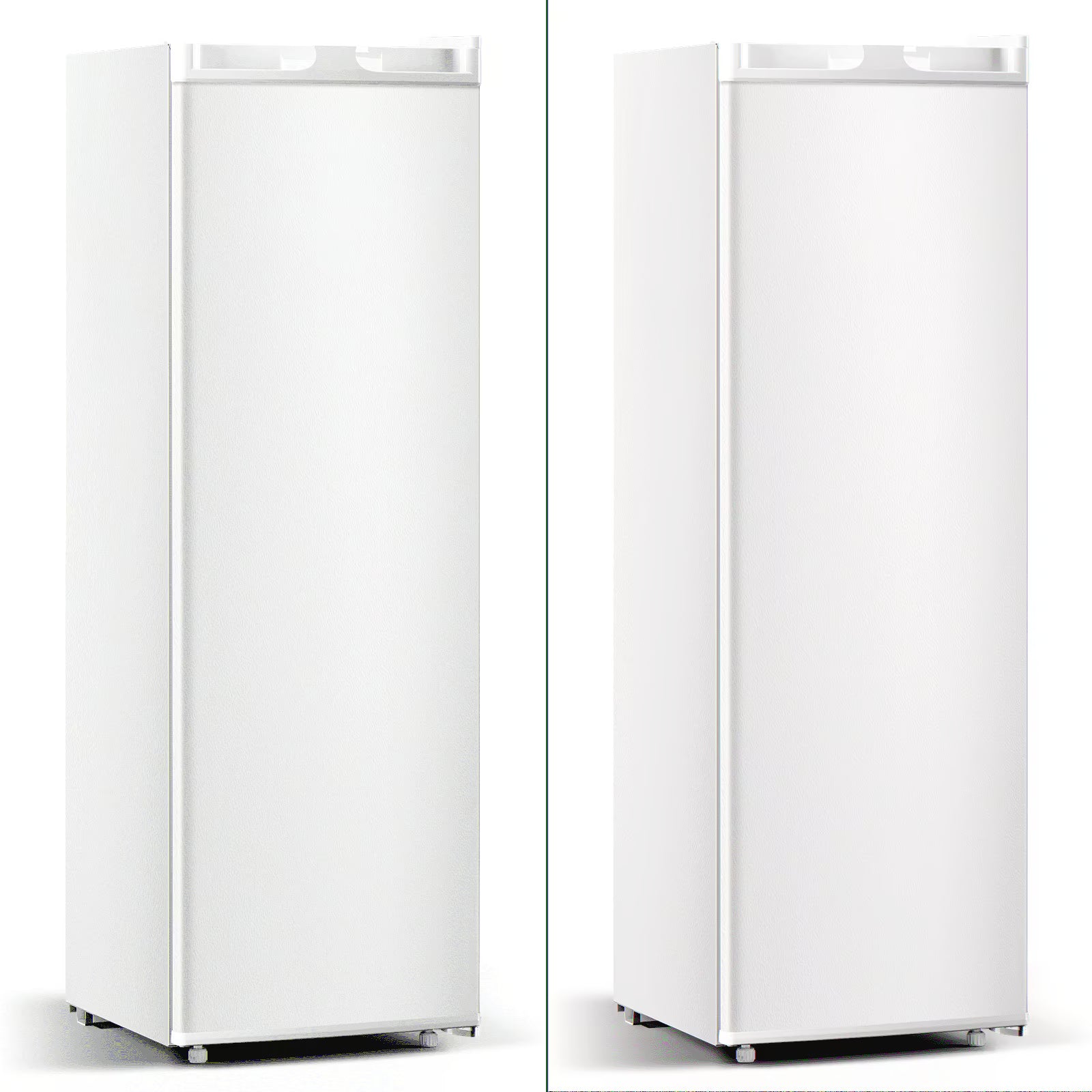 Moifoi 3.0 Cu.ft Upright Freezer, Reversible Single Door Vertical Freezers w/ Removable Shelf, Energy Saving, Silver