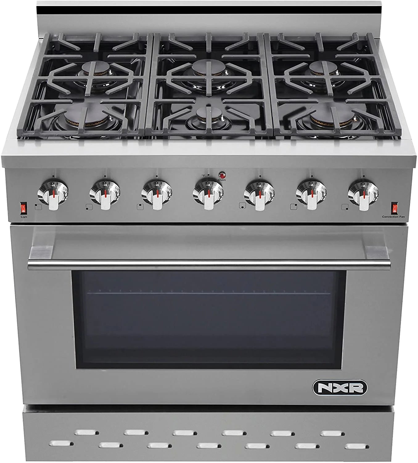 NXR Range 36�?5.5 cu ft Gas Range in Stainless Steel