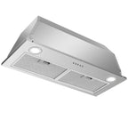 30 inch Built in Range Hood Stainless Steel 600 CFM Integrated Rangehood Cooking Vented