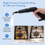 Multipurpose Steam Cleaner 1800W Portable Household Steamer with 61 oz Tank