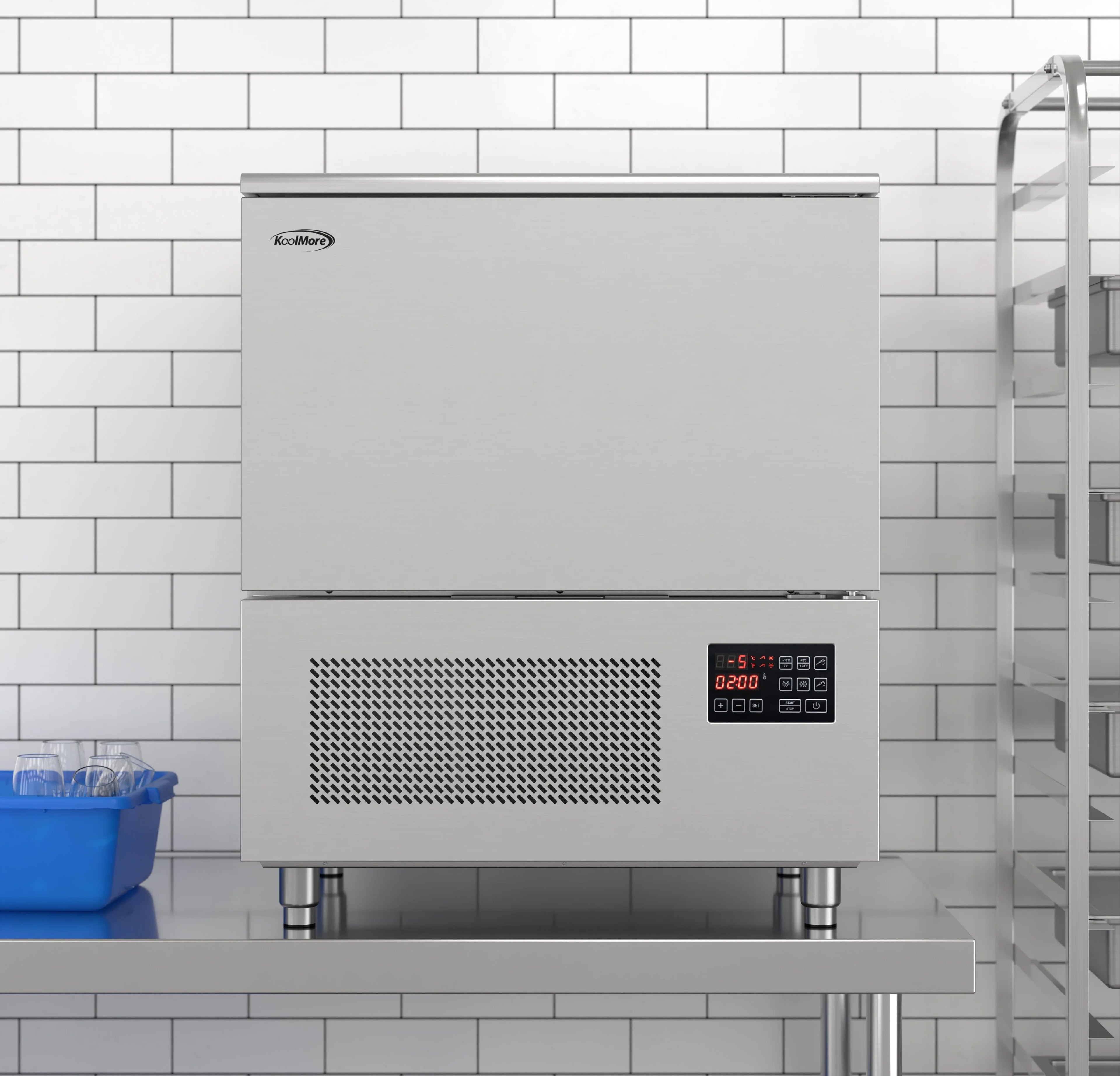 Commercial 10 Pan Reach-in Blast Chiller 88 lbs Rapid Chill / 77 lbs Rapid Freeze
