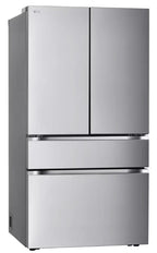 LG LF26C8210S 36 Inch  26 cu. ft. Counter-Depth, 4-Door French Door Refrigerator, Full-Convert Drawer, and Internal Ice and Water Dispenser, in Stainless Steel