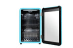 Frigidaire 3.3 Cu. Ft. Retro Refrigerator, Glass Door, Black