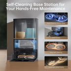 Dreame X30 Ultra Robot Vacuum, 8300Pa Suction, Self Cleaning with 140��F Water, Liftable Mop
