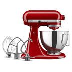 KitchenAid Deluxe Series 4.5 Quart Tilt-Head Stand Mixer with Stainless Bowl, Contour Silver, KSM97CU