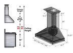 ZLINE 30 in. Unfinished Wooden Wall Mount Range Hood - Includes Motor