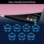 Full-Automatic Washing Machine 7.7 lbs Washer/Spinner Germicidal UV Light Pink