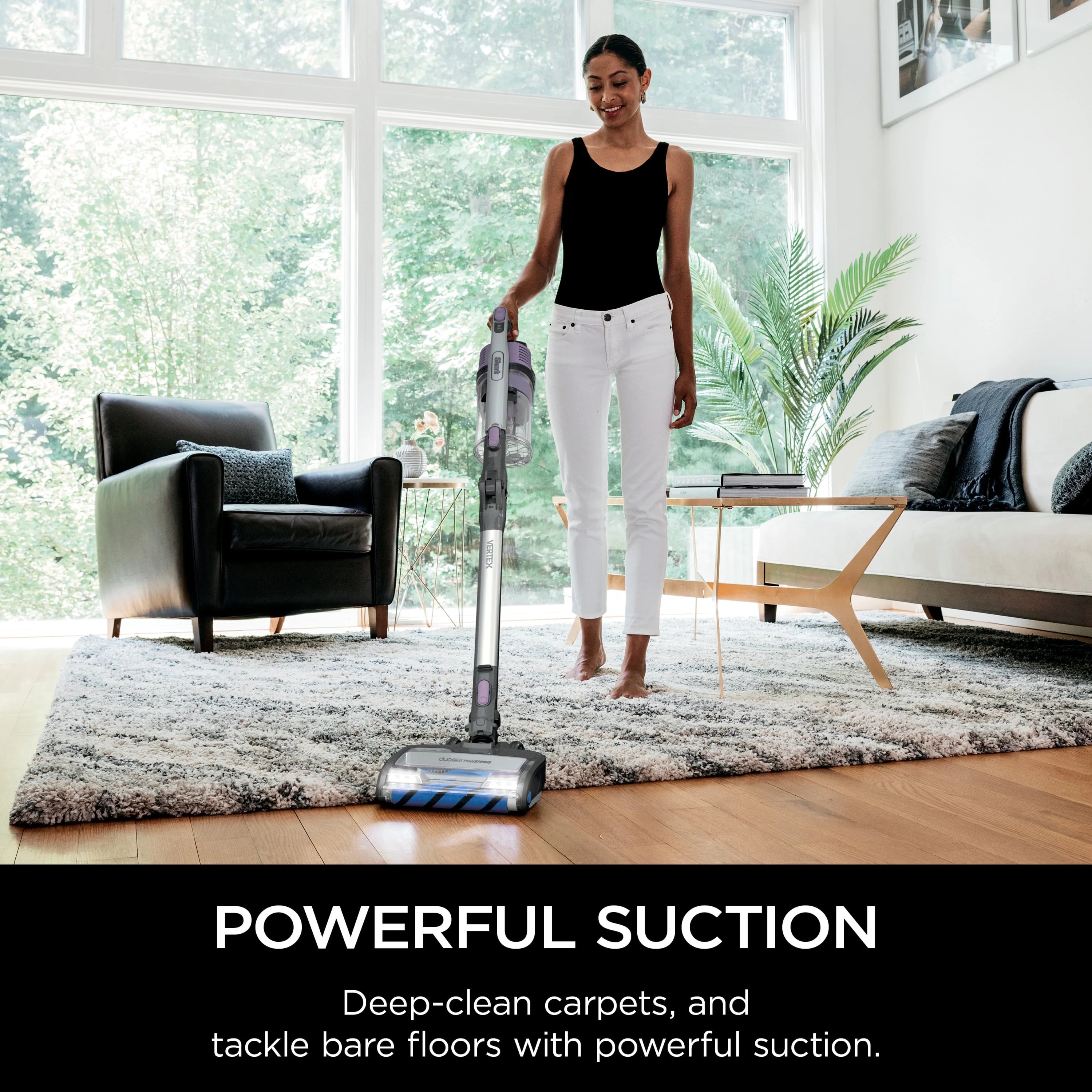 Shark® Vertex�?Cordless Stick Vacuum with DuoClean® PowerFins�? IZ440H