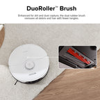 Roborock? S8 Robot Vacuum Cleaner and Sonic Mopping with DuoRoller? Brush, 6000 Pa, and Obstacle Avoidance