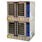 38 in. Commercial Double Deck Electric Convection Oven 240V 1P, Double Door, Extra Large Capacity