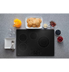 Ge Profile Pep7030 30" Wide 4 Burner Electric Cooktop - Black