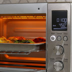 GE - Calrod 6-Slice Toaster Oven with Convection bake - Stainless Steel